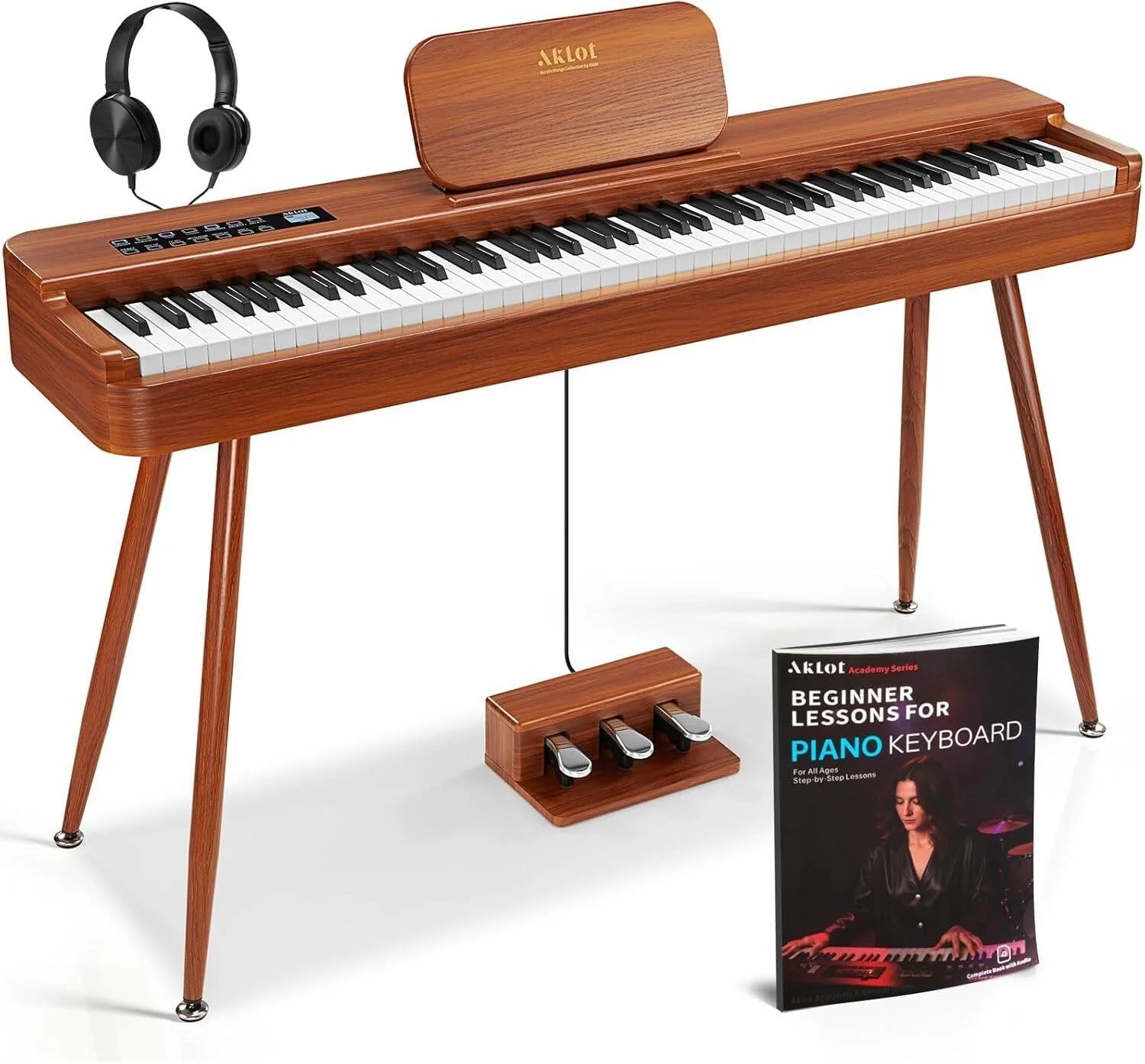 AKLOT 88-Key Hammer Action Digital Piano