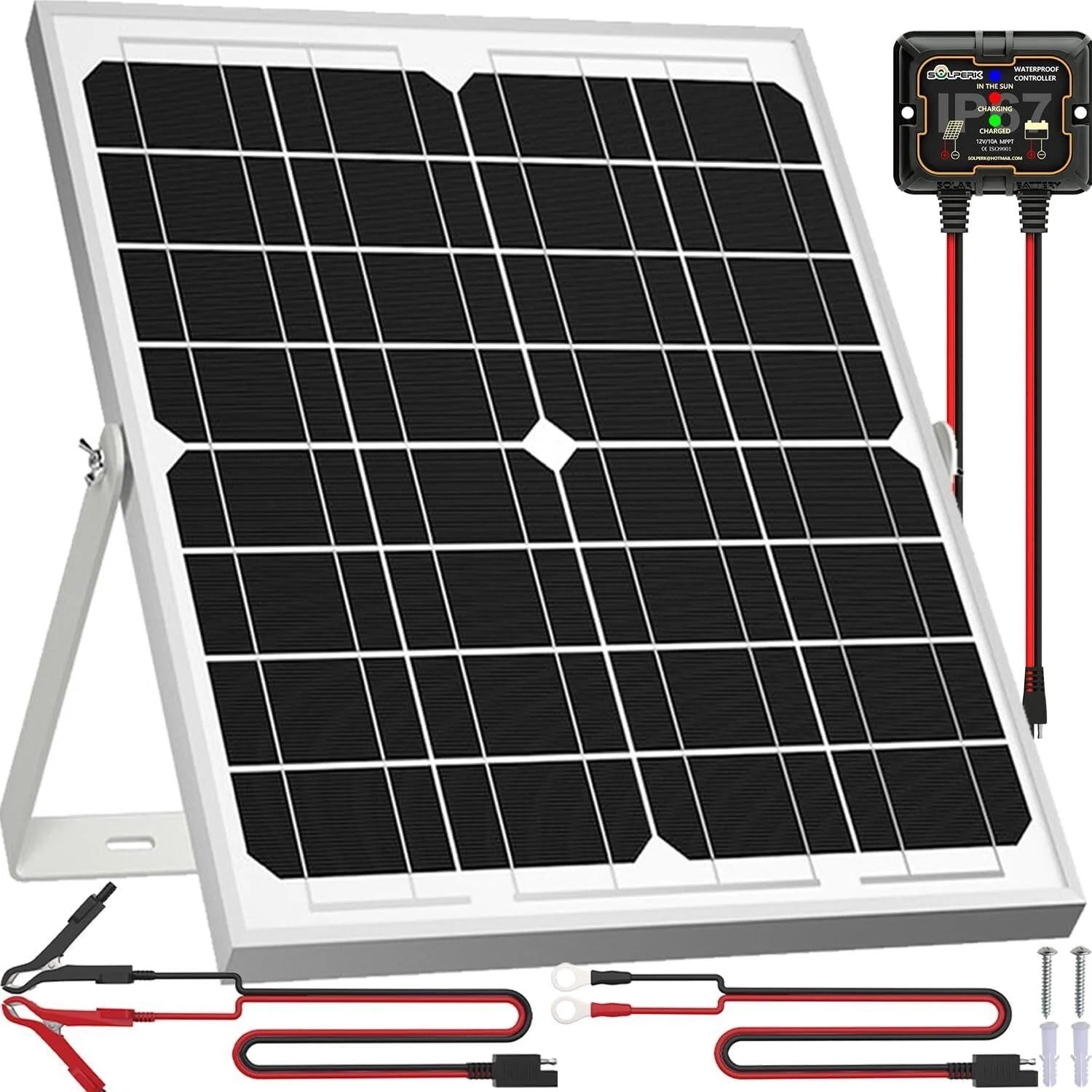 SOLPERK Solar Panel Kit 20W 12V Charger